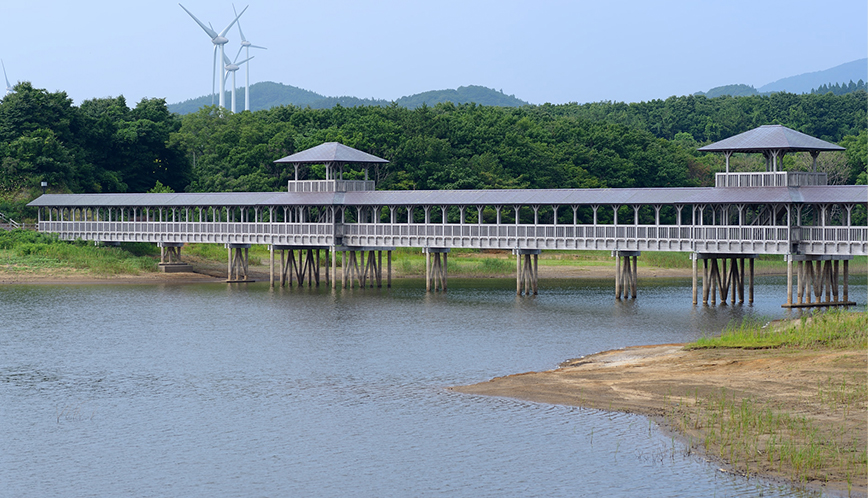 大沼公園・東日流館橋の画像
